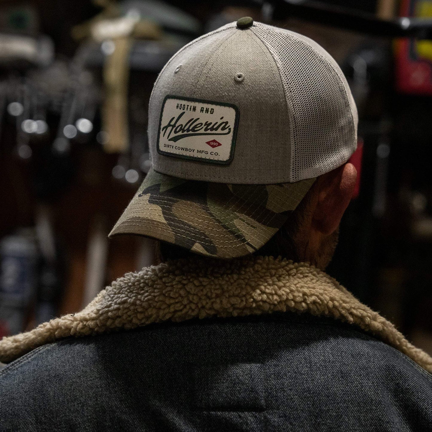 Hootin' & Hollerin' Patch Snapback Hat - DIRTY COWBOY USA - Flyclothing LLC