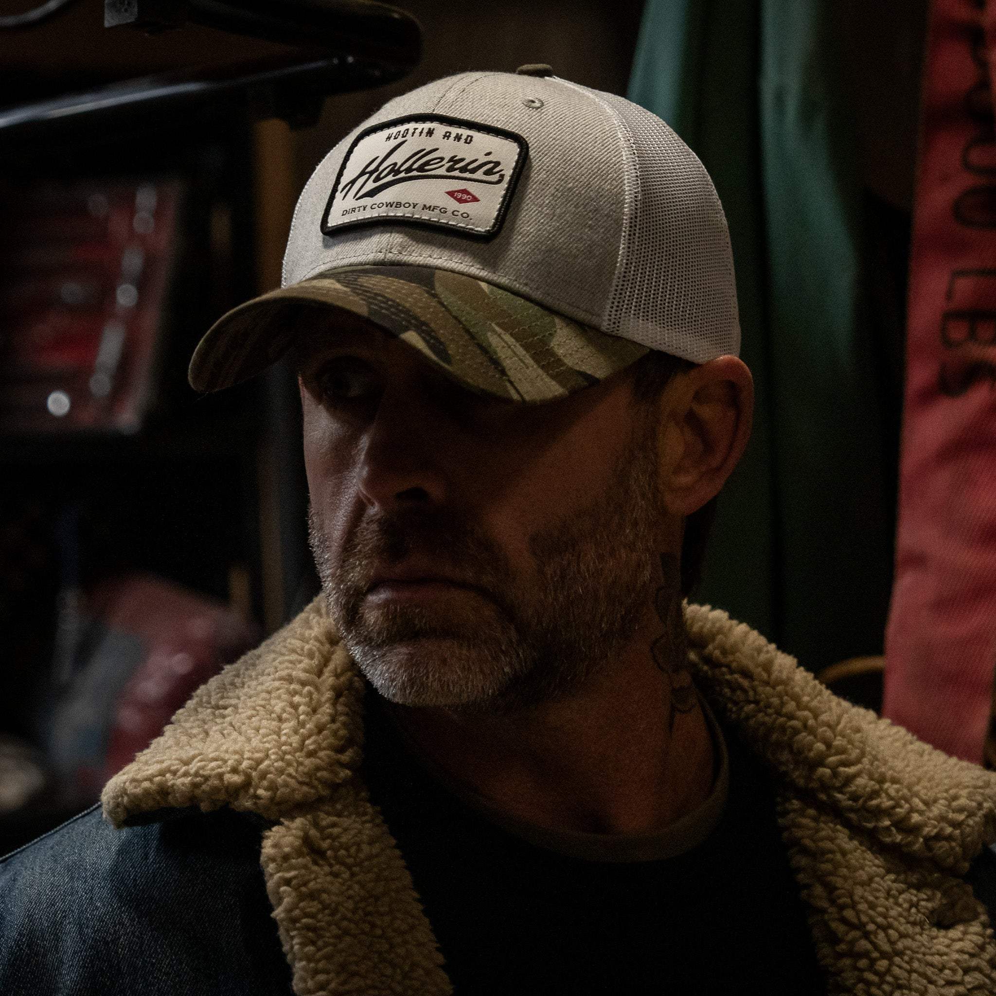 Hootin' & Hollerin' Patch Snapback Hat - DIRTY COWBOY USA - Flyclothing LLC