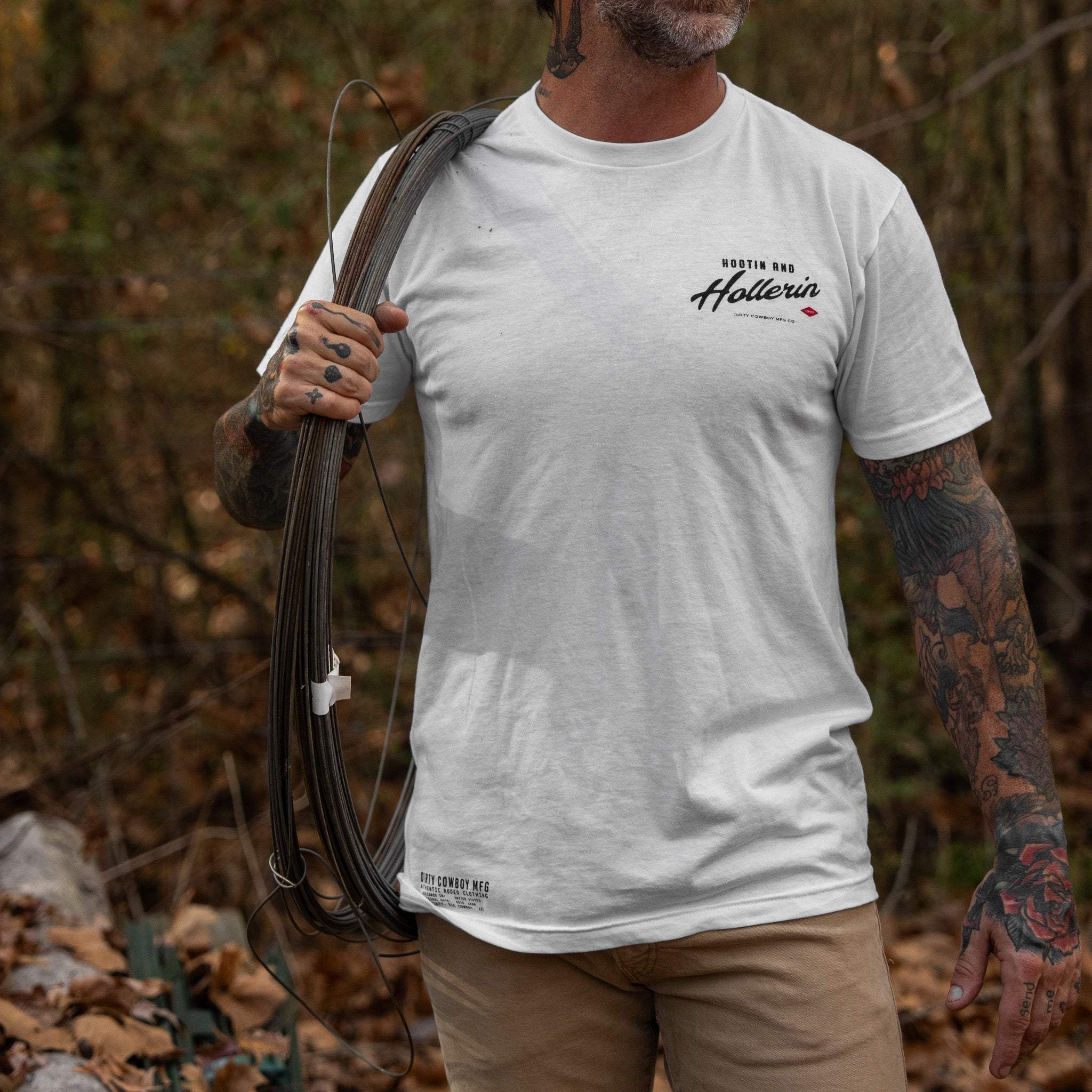 Hootin And Hollerin Men's T-Shirt - DIRTY COWBOY USA - Flyclothing LLC