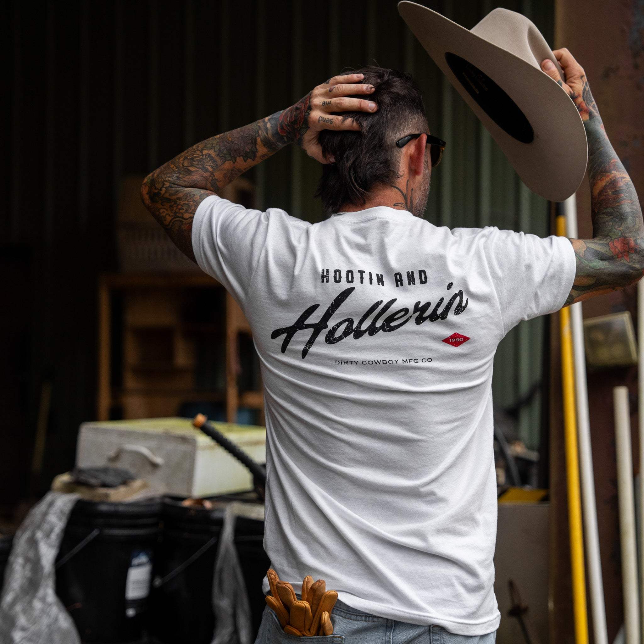 Hootin And Hollerin Men's T-Shirt - DIRTY COWBOY USA - Flyclothing LLC