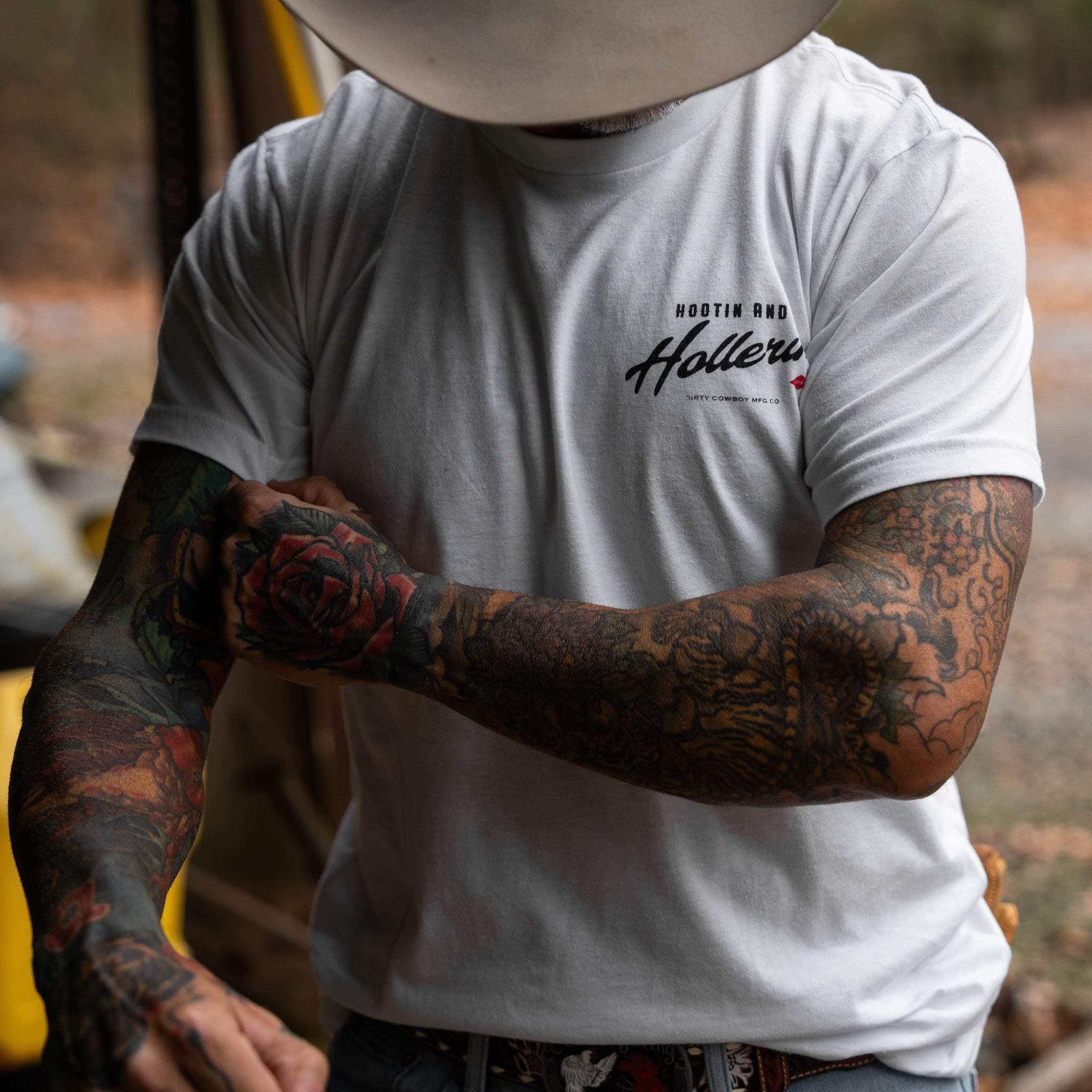 Hootin And Hollerin Men's T-Shirt - DIRTY COWBOY USA - Flyclothing LLC