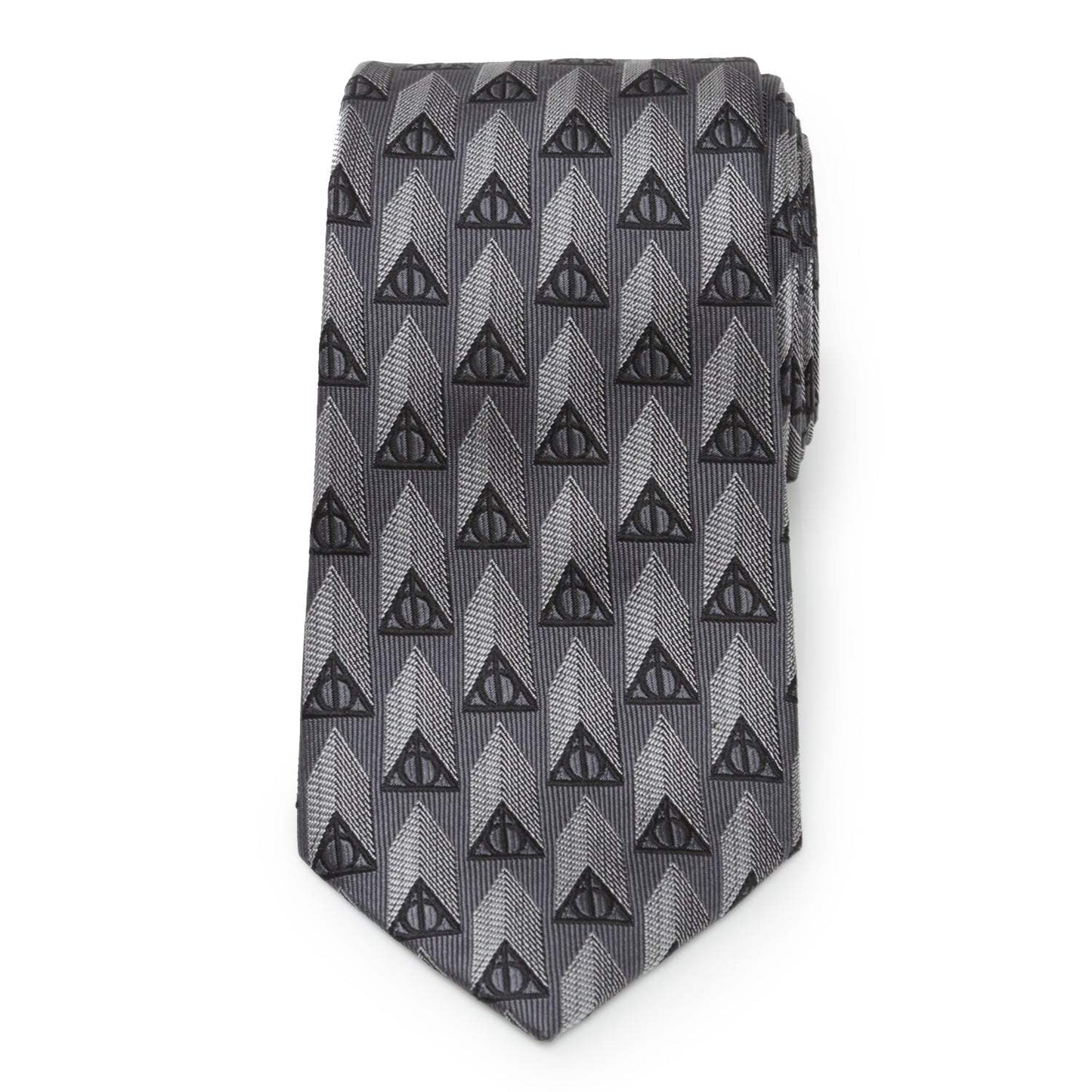 Harry Potter Deathly Hallows Gray Silk Men's Tie - Cufflinks.com - Flyclothing LLC