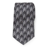 Harry Potter Deathly Hallows Gray Silk Men's Tie - Cufflinks.com - Flyclothing LLC