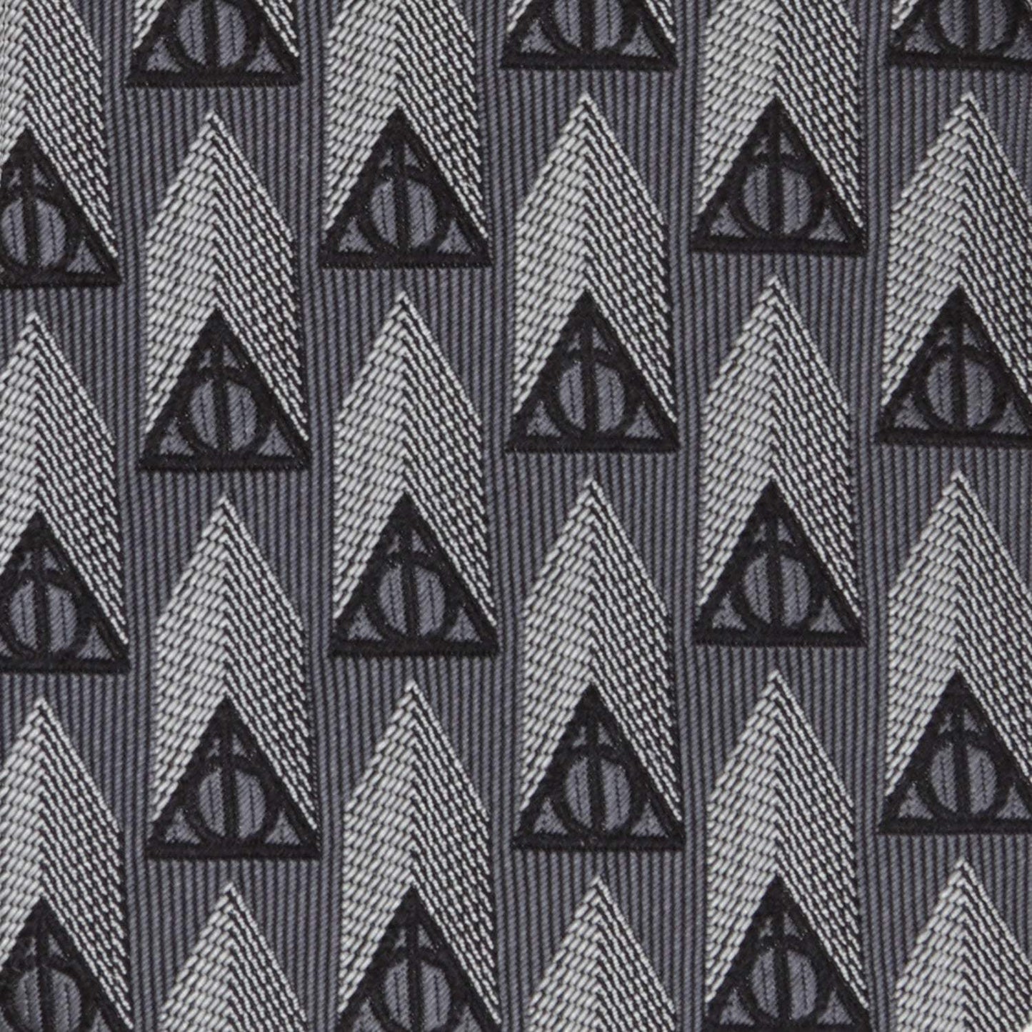 Harry Potter Deathly Hallows Gray Silk Men's Tie - Cufflinks.com - Flyclothing LLC