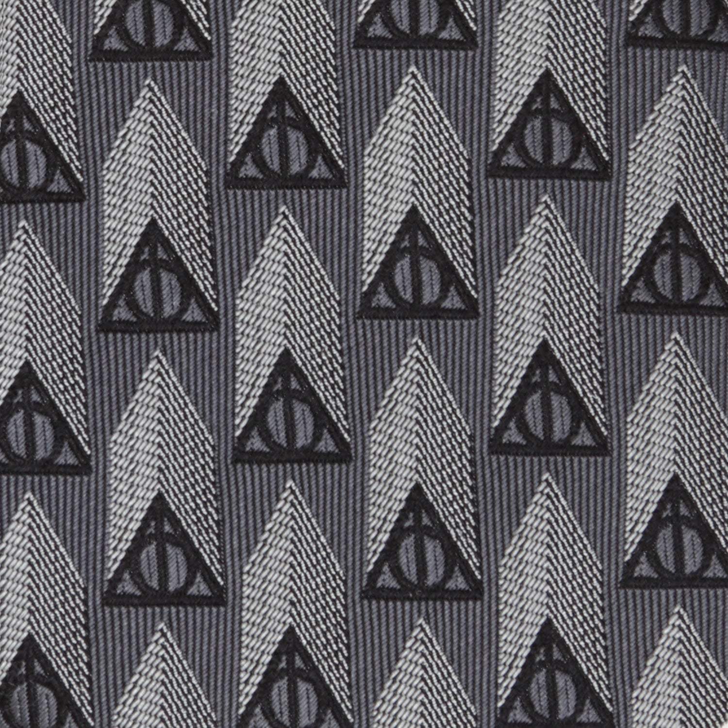Harry Potter Deathly Hallows Gray Silk Men's Tie - Cufflinks.com - Flyclothing LLC