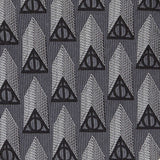 Harry Potter Deathly Hallows Gray Silk Men's Tie - Cufflinks.com - Flyclothing LLC