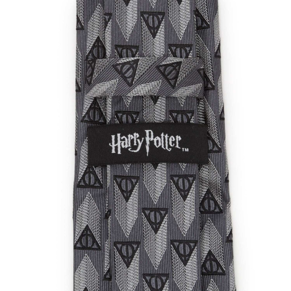 Harry Potter Deathly Hallows Gray Silk Men's Tie - Cufflinks.com - Flyclothing LLC