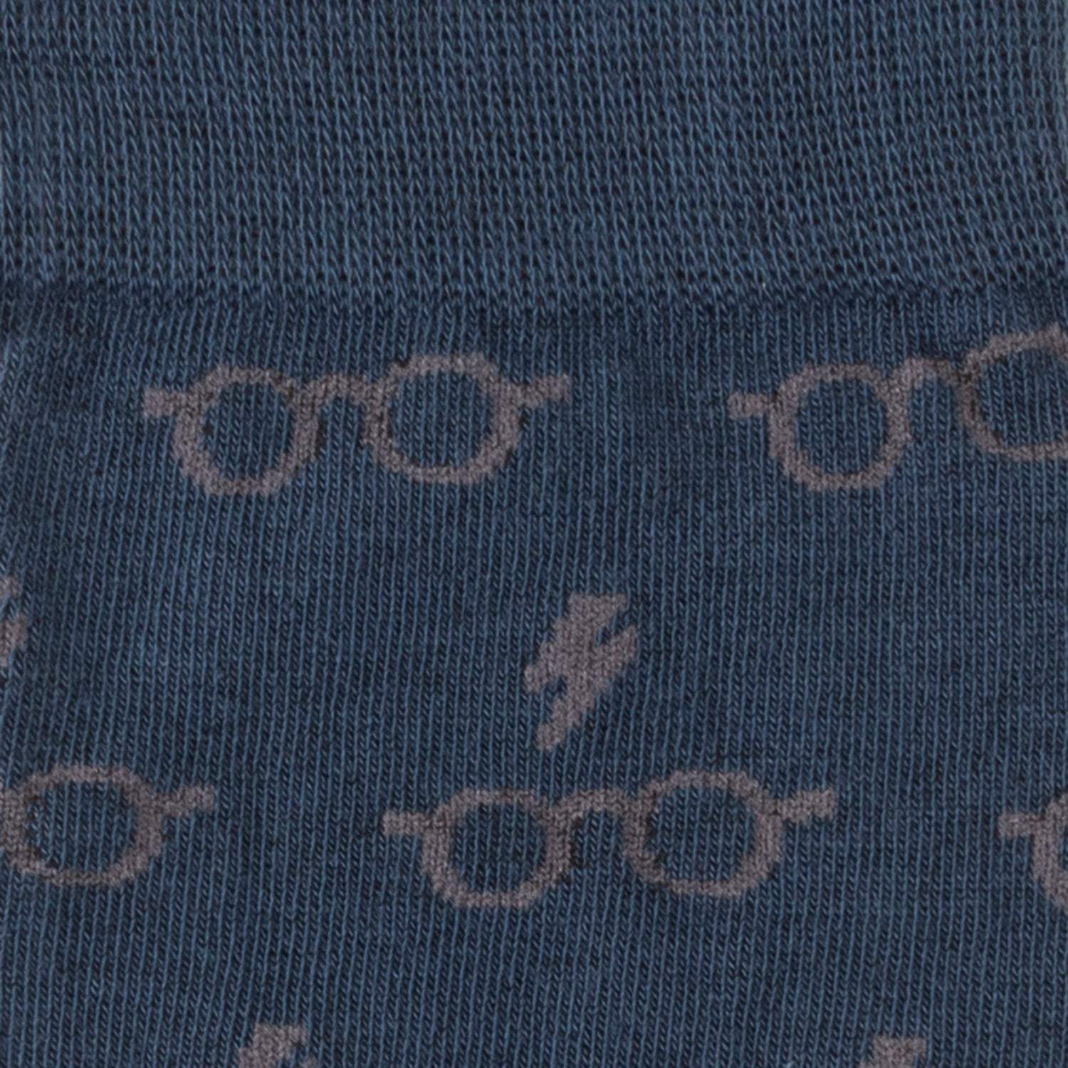 Harry Potter Glasses Navy Men's Socks - Cufflinks.com - Flyclothing LLC