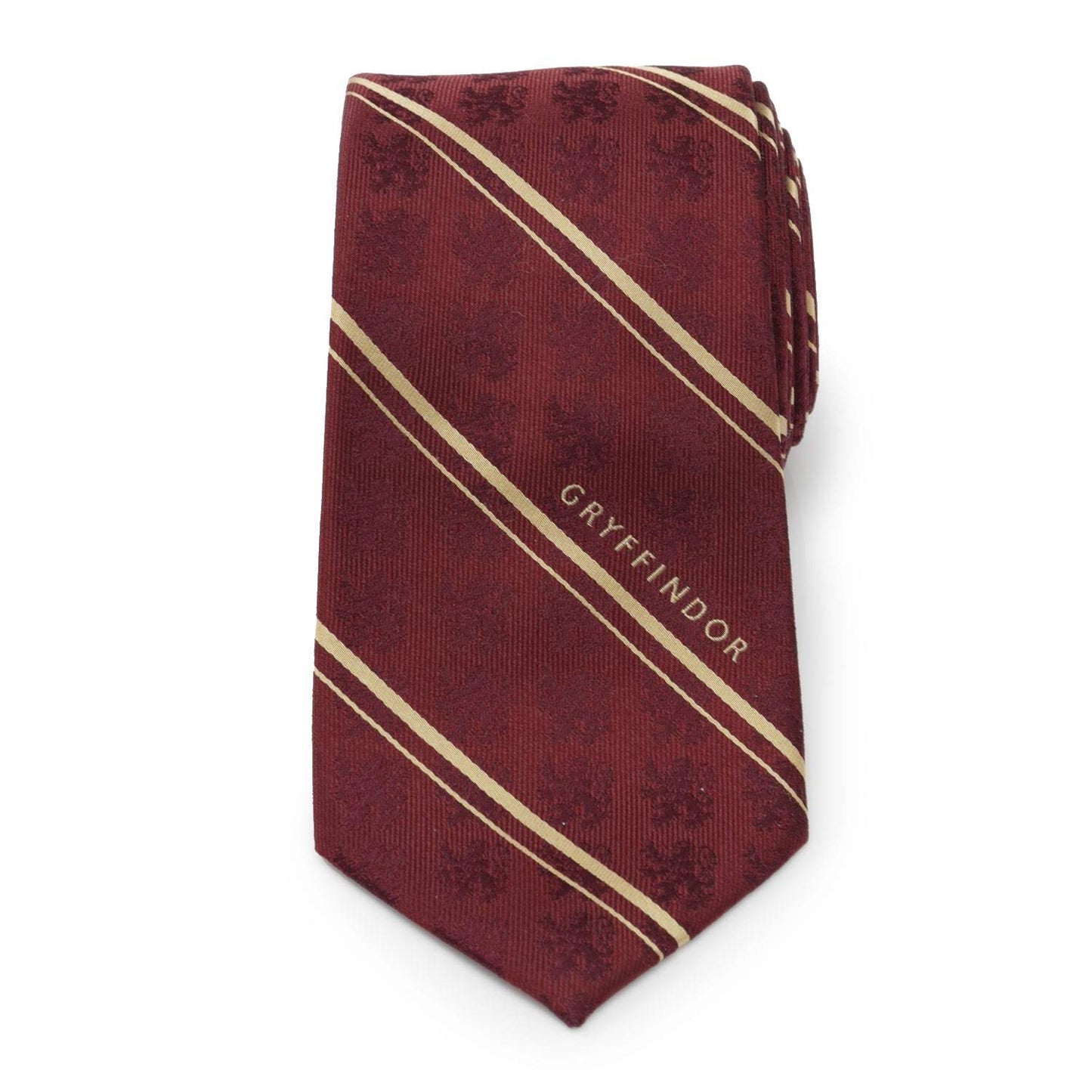 Harry Potter Gryffindor Maroon Stripe Silk Men's Tie - Cufflinks.com - Flyclothing LLC
