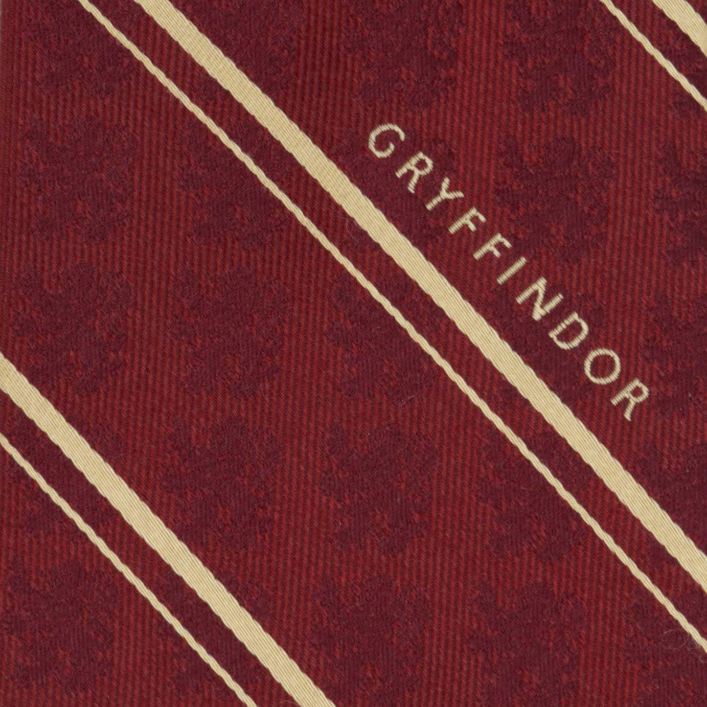 Harry Potter Gryffindor Maroon Stripe Silk Men's Tie - Cufflinks.com - Flyclothing LLC