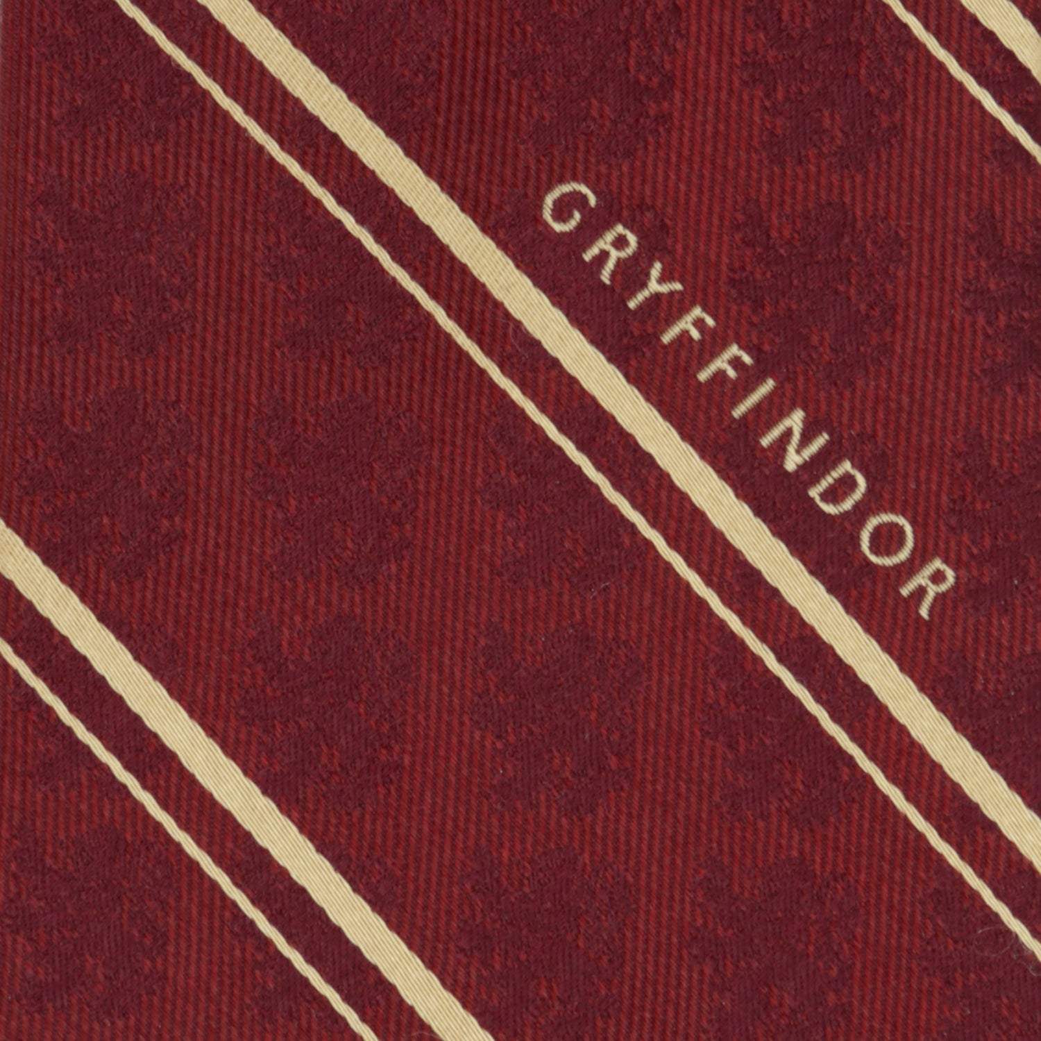 Harry Potter Gryffindor Maroon Stripe Silk Men's Tie - Cufflinks.com - Flyclothing LLC