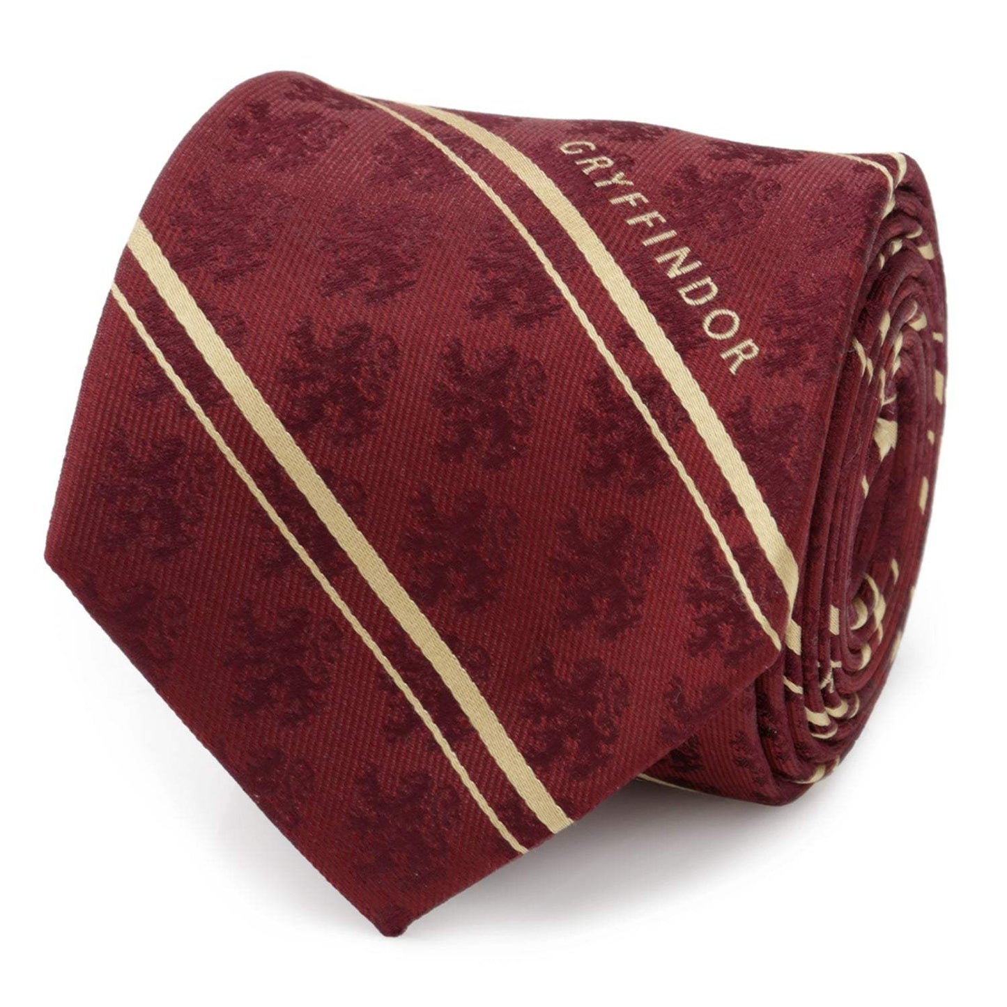 Harry Potter Gryffindor Maroon Stripe Silk Men's Tie - Cufflinks.com - Flyclothing LLC