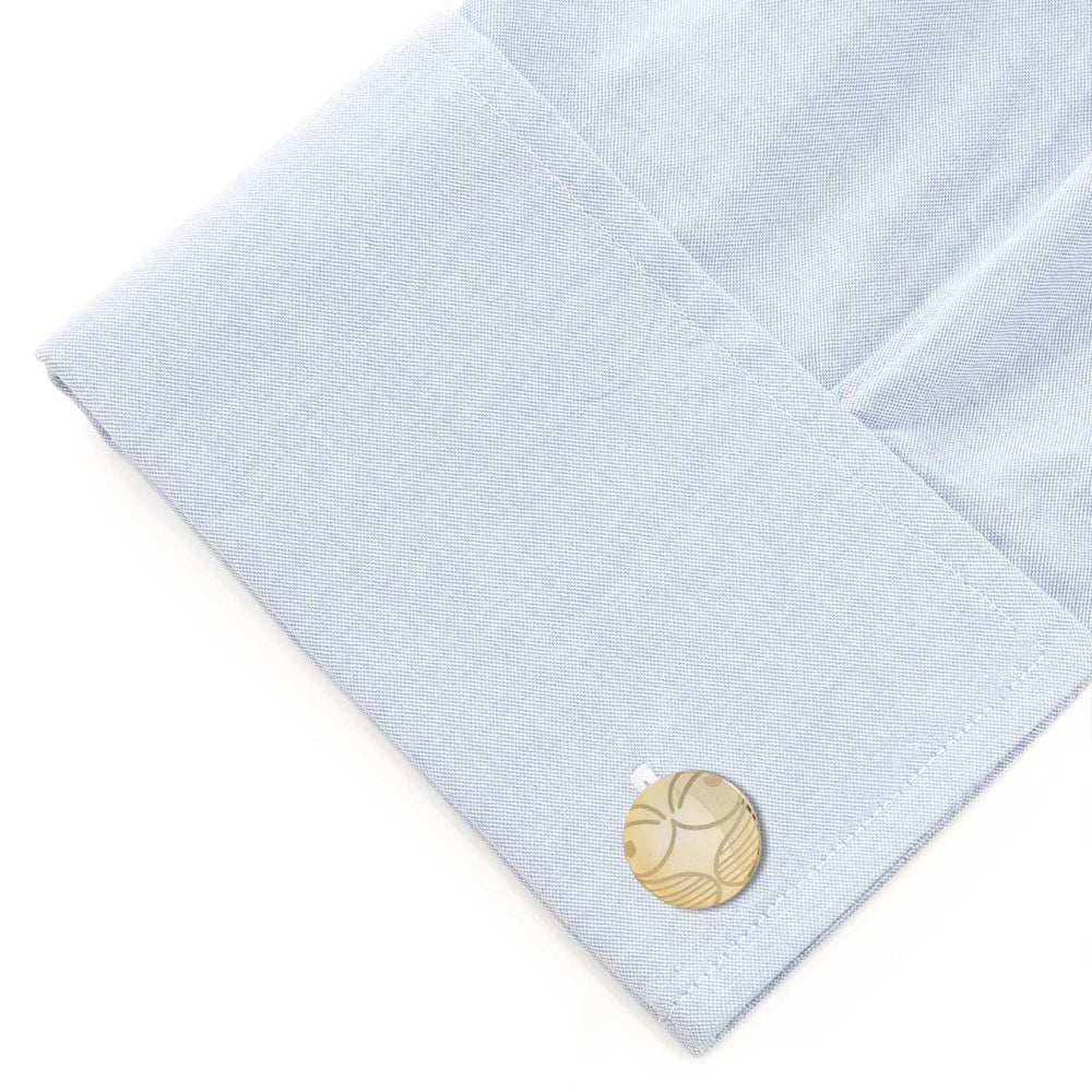 Harry Potter Golden Snitch Hidden Deathly Hallows Locket Cufflinks - Cufflinks.com - Flyclothing LLC