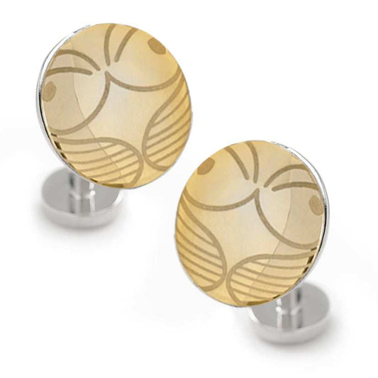 Harry Potter Golden Snitch Hidden Deathly Hallows Locket Cufflinks - Cufflinks.com - Flyclothing LLC