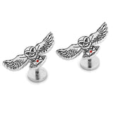 Harry Potter Hedwig Owl Cufflinks - Cufflinks.com - Flyclothing LLC
