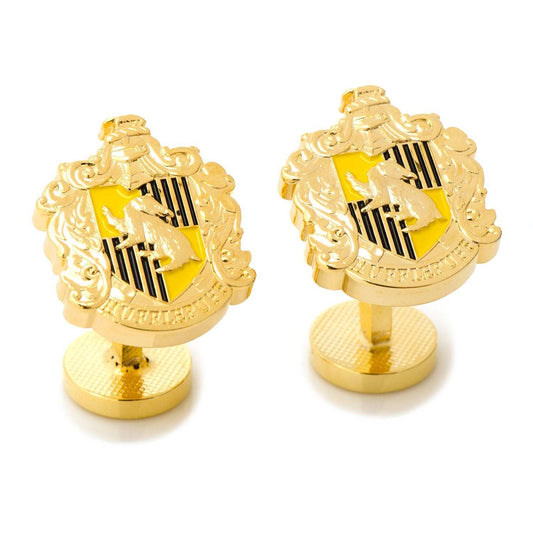 Harry Potter Hufflepuff Crest Cufflinks - Cufflinks.com - Flyclothing LLC