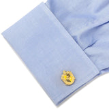 Harry Potter Hufflepuff Crest Cufflinks - Cufflinks.com - Flyclothing LLC