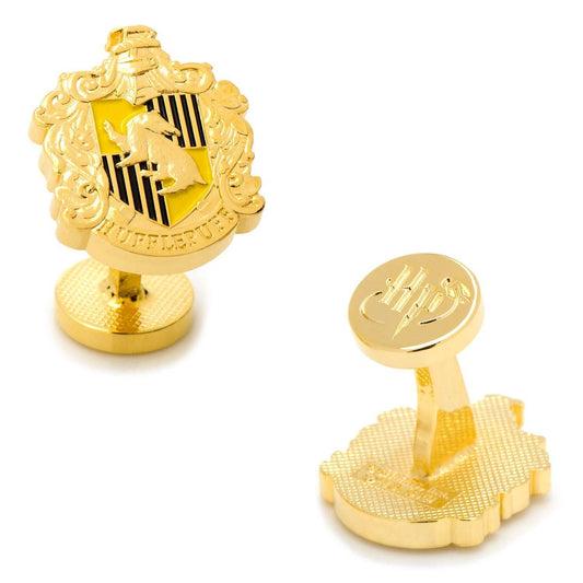 Harry Potter Hufflepuff Crest Cufflinks - Cufflinks.com - Flyclothing LLC