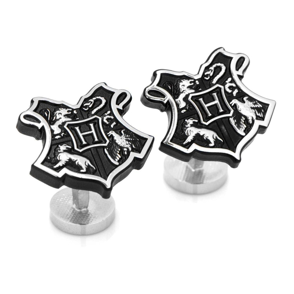 Harry Potter Hogwarts 3D Crest Cufflinks - Cufflinks.com - Flyclothing LLC