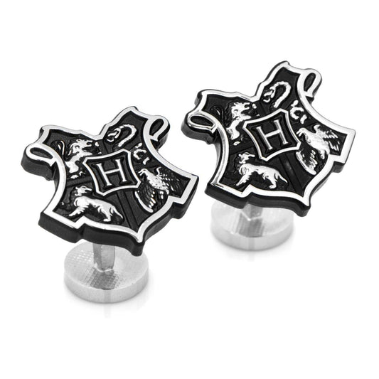 Harry Potter Hogwarts 3D Crest Cufflinks - Cufflinks.com - Flyclothing LLC