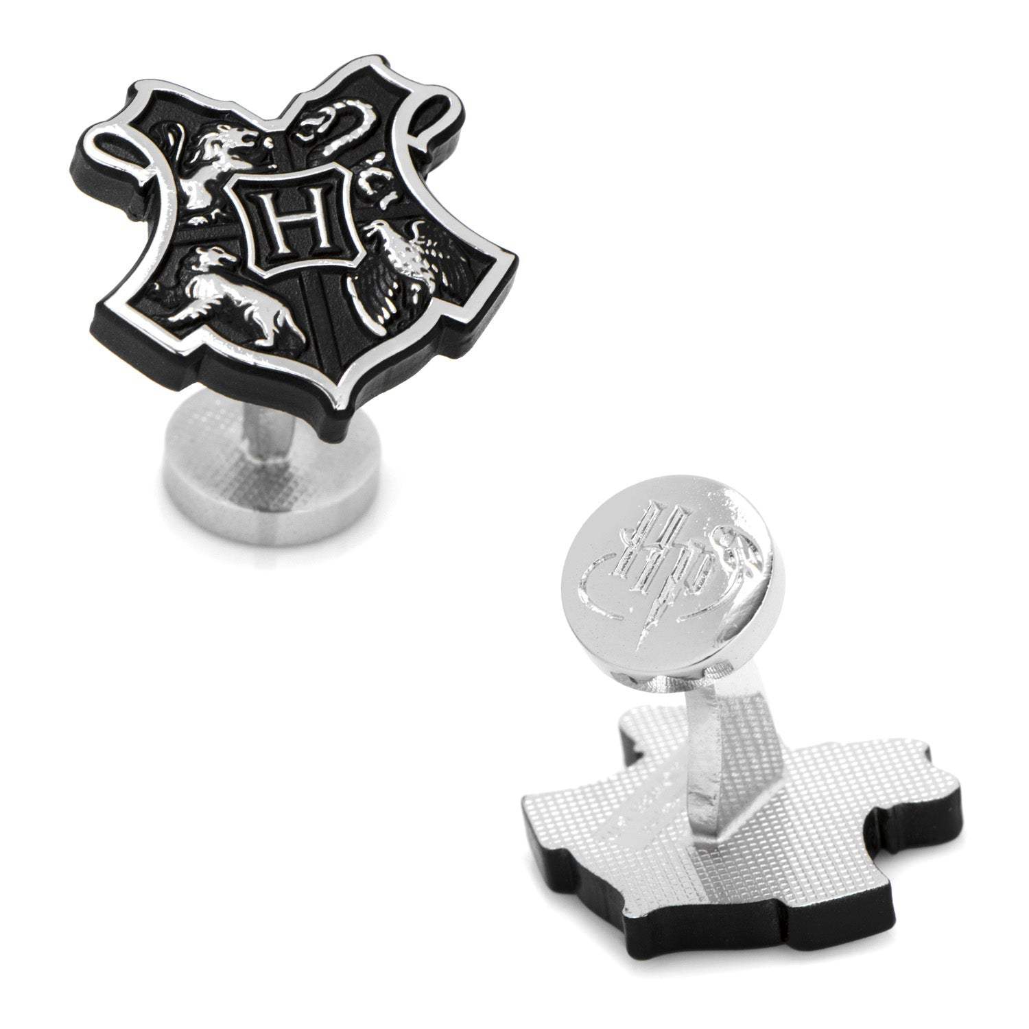 Harry Potter Hogwarts 3D Crest Cufflinks - Cufflinks.com - Flyclothing LLC