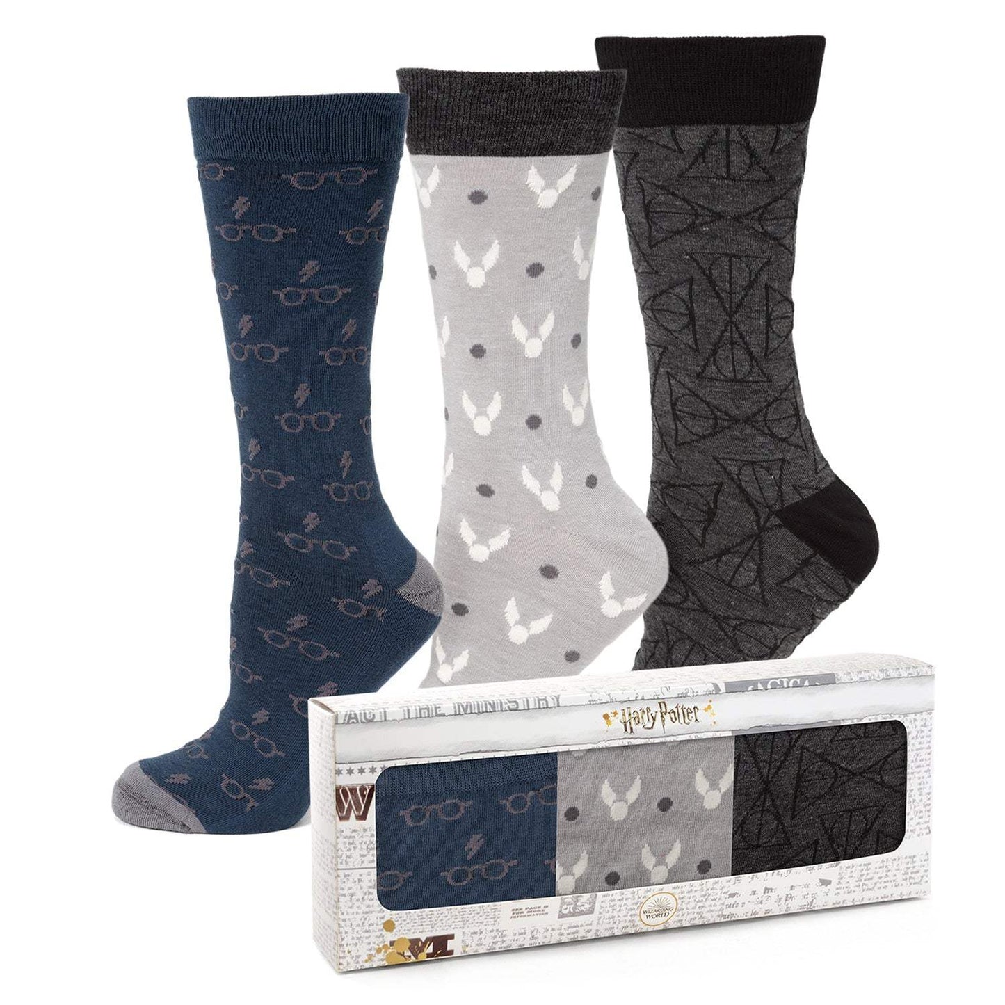 Harry Potter 3 Pack Sock Gift Set - Cufflinks.com - Flyclothing LLC