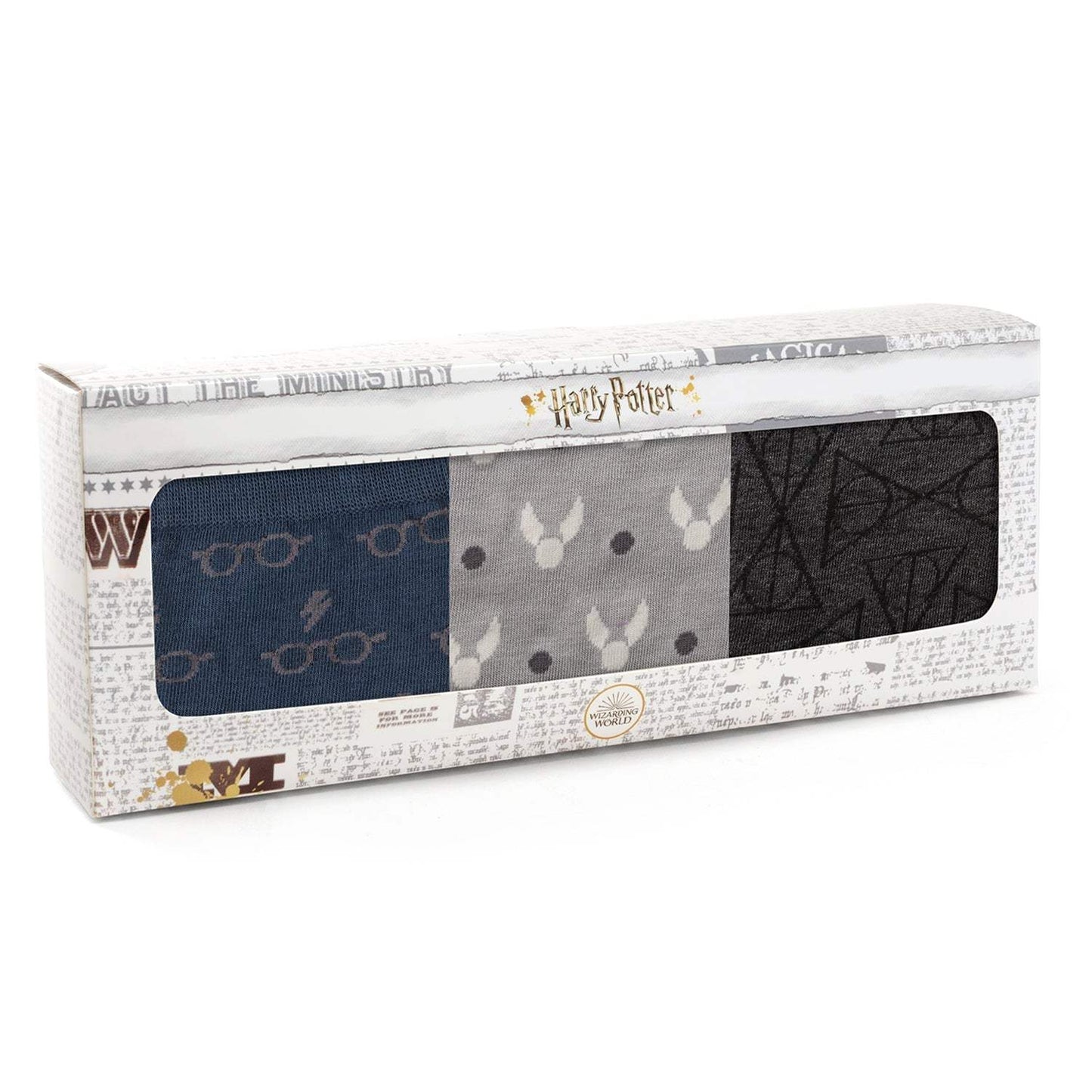 Harry Potter 3 Pack Sock Gift Set - Cufflinks.com - Flyclothing LLC