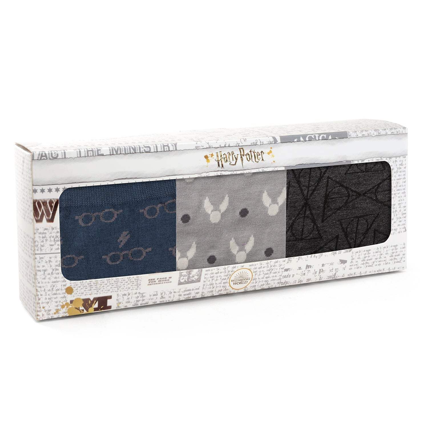Harry Potter 3 Pack Sock Gift Set - Cufflinks.com - Flyclothing LLC