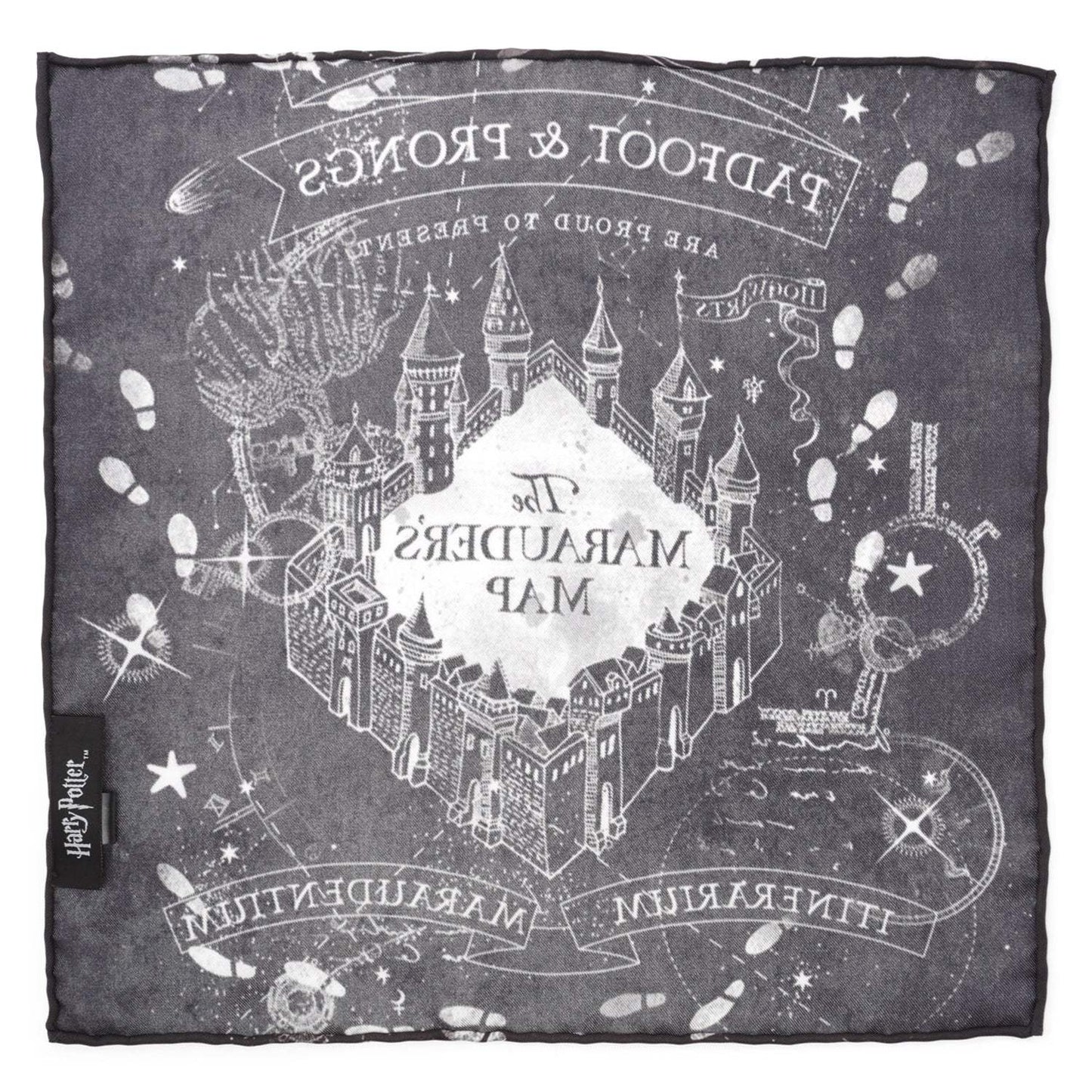 Harry Potter Marauder's Map Pocket Square - Cufflinks.com - Flyclothing LLC