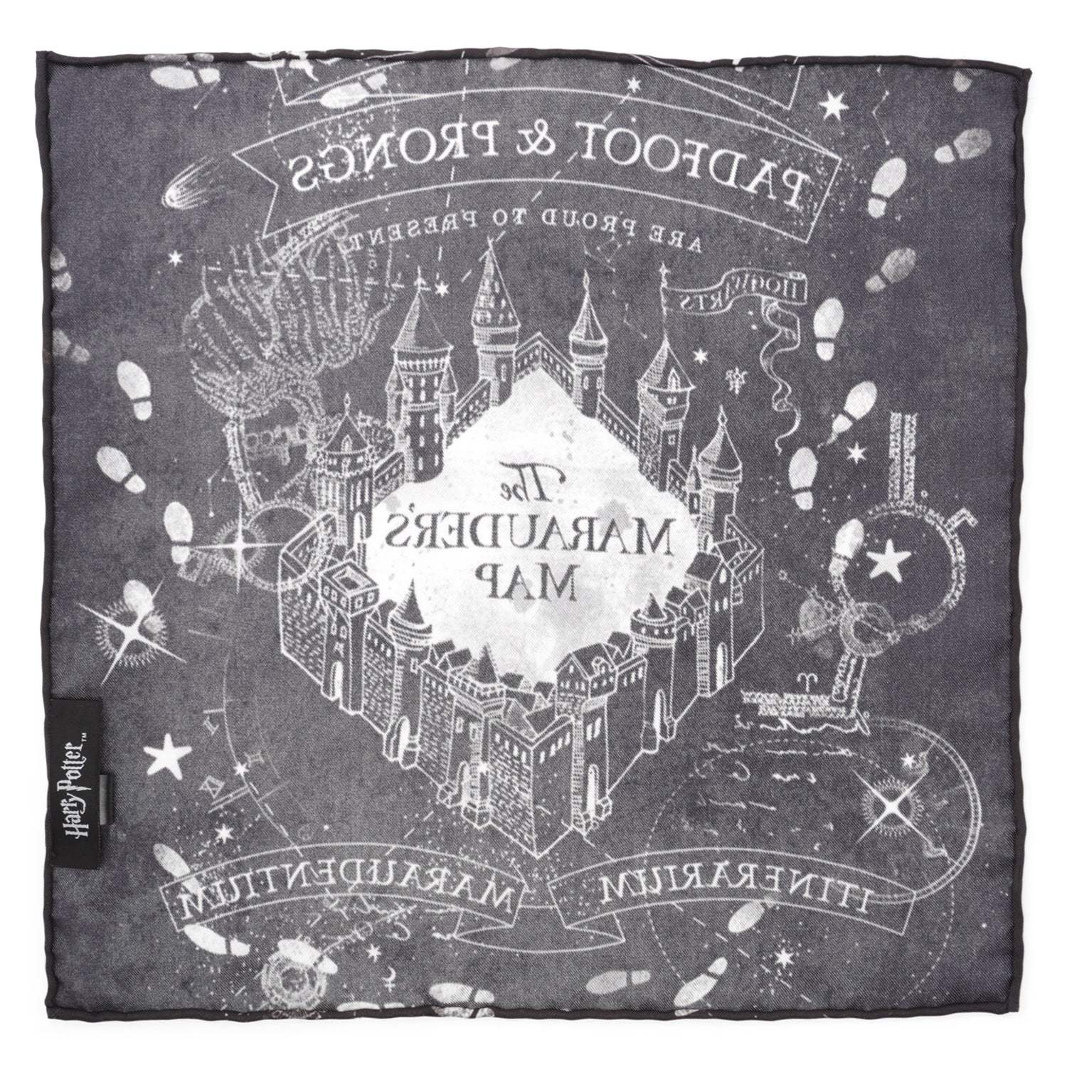 Harry Potter Marauder's Map Pocket Square - Cufflinks.com - Flyclothing LLC