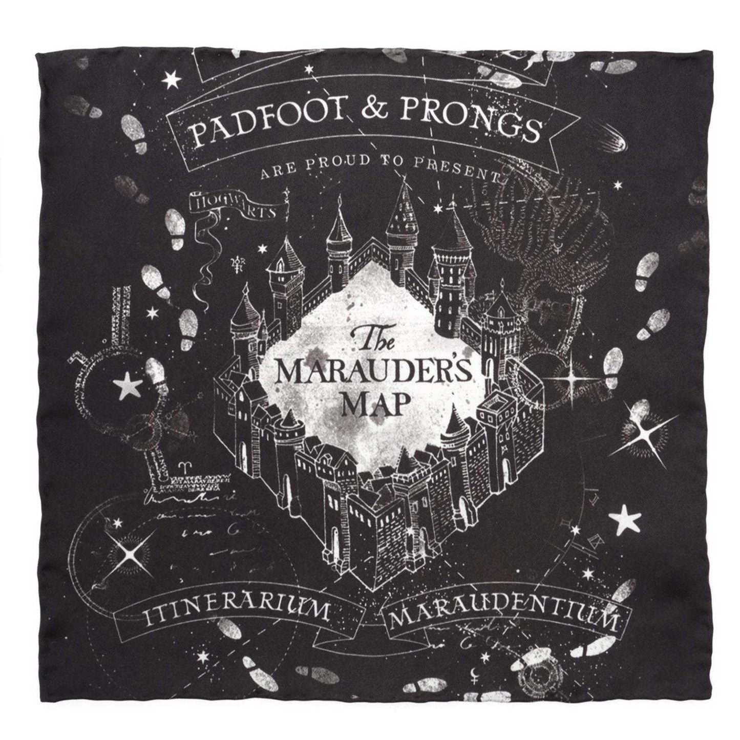 Harry Potter Marauder's Map Pocket Square - Cufflinks.com - Flyclothing LLC