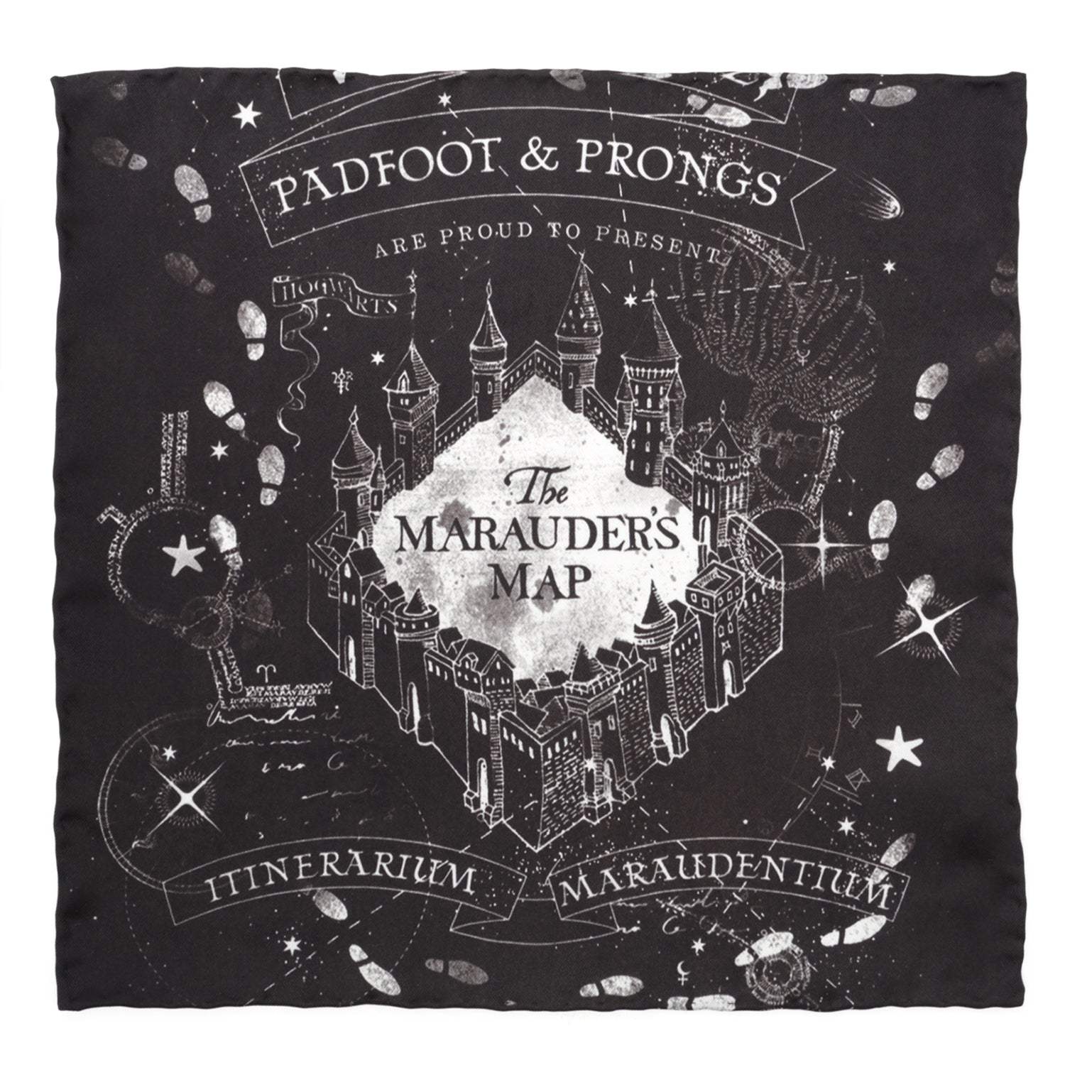 Harry Potter Marauder's Map Pocket Square - Cufflinks.com - Flyclothing LLC