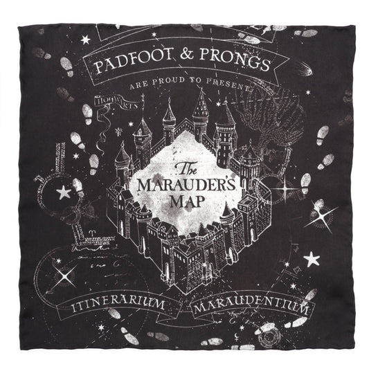 Harry Potter Marauder's Map Pocket Square