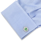 Harry Potter Slytherin Crest Cufflinks - Cufflinks.com - Flyclothing LLC