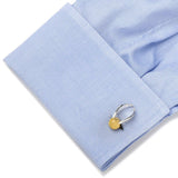 Harry Potter Golden Snitch 3D Cufflinks - Cufflinks.com - Flyclothing LLC