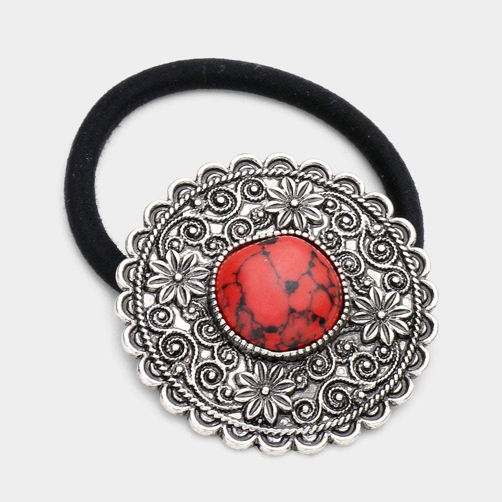 Round Natural Stone Stretch Hairband - Madeline Love - Flyclothing LLC