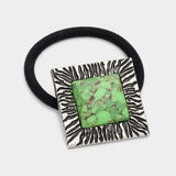 Square Natural Stone Stretch Hairband - Madeline Love - Flyclothing LLC