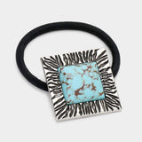 Square Natural Stone Stretch Hairband - Madeline Love - Flyclothing LLC