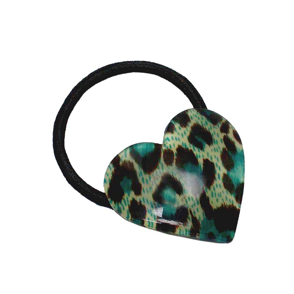 Heart Leopard Print Hair Band - Madeline Love - Flyclothing LLC