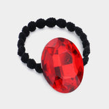 Crystal Oval Accented Stretch Hairband - Madeline Love - Flyclothing LLC