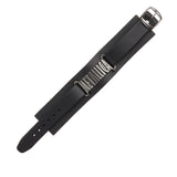 Alchemy Metallica Logo Leather Wriststrap Bracelet