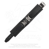 Alchemy Rocks AC/DC: logo leather wriststrap