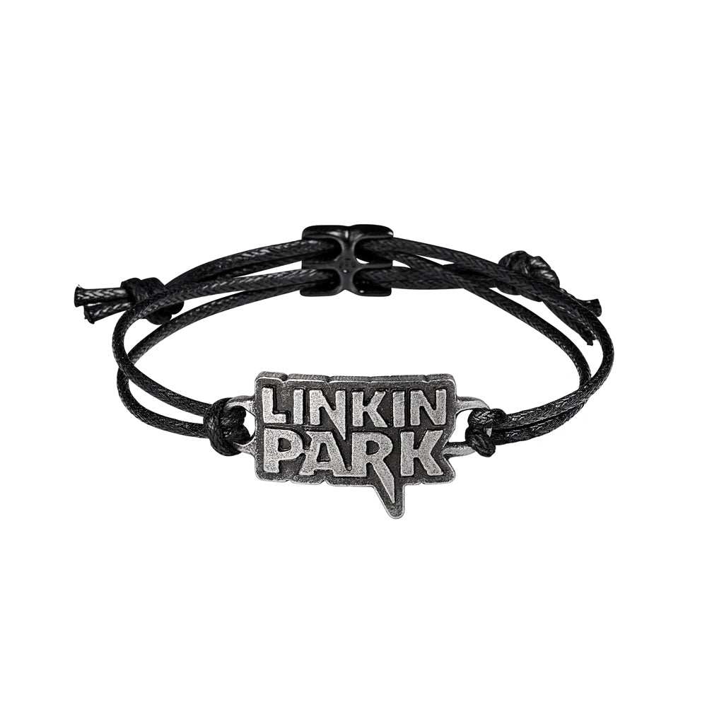 Alchemy Gothic Linkin Park Lettering Logo Bracelet - Alchemy Gothic - Flyclothing LLC
