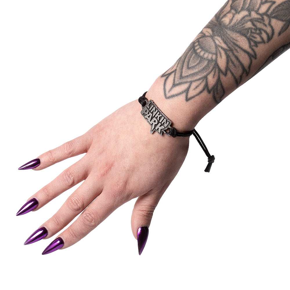 Alchemy Gothic Linkin Park Lettering Logo Bracelet - Alchemy Gothic - Flyclothing LLC