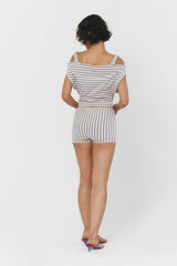 JACI SHORTS IN SEASIDE STRIPE