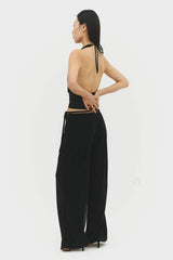 EMILIA PANT IN BLACK - findmenowthelabel - Flyclothing LLC