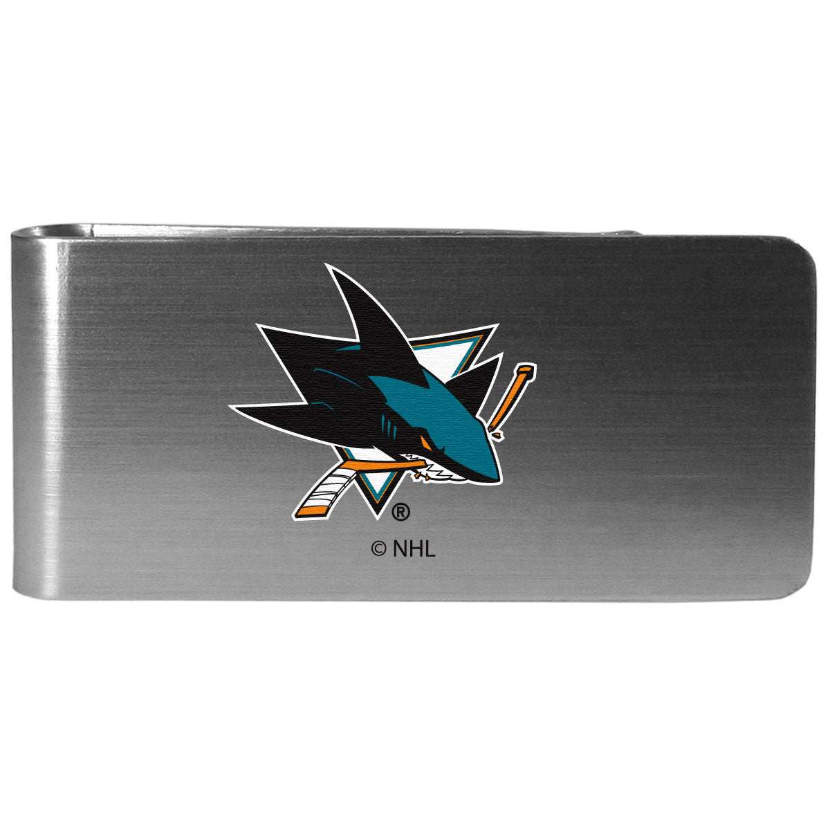 San Jose Sharks Steel Money Clip Logo - San Jose Sharks - Flyclothing LLC