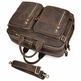 Dublin Leather Backpack Briefcase 2-in-1 - Classy Leather Bags - Flyclothing LLC