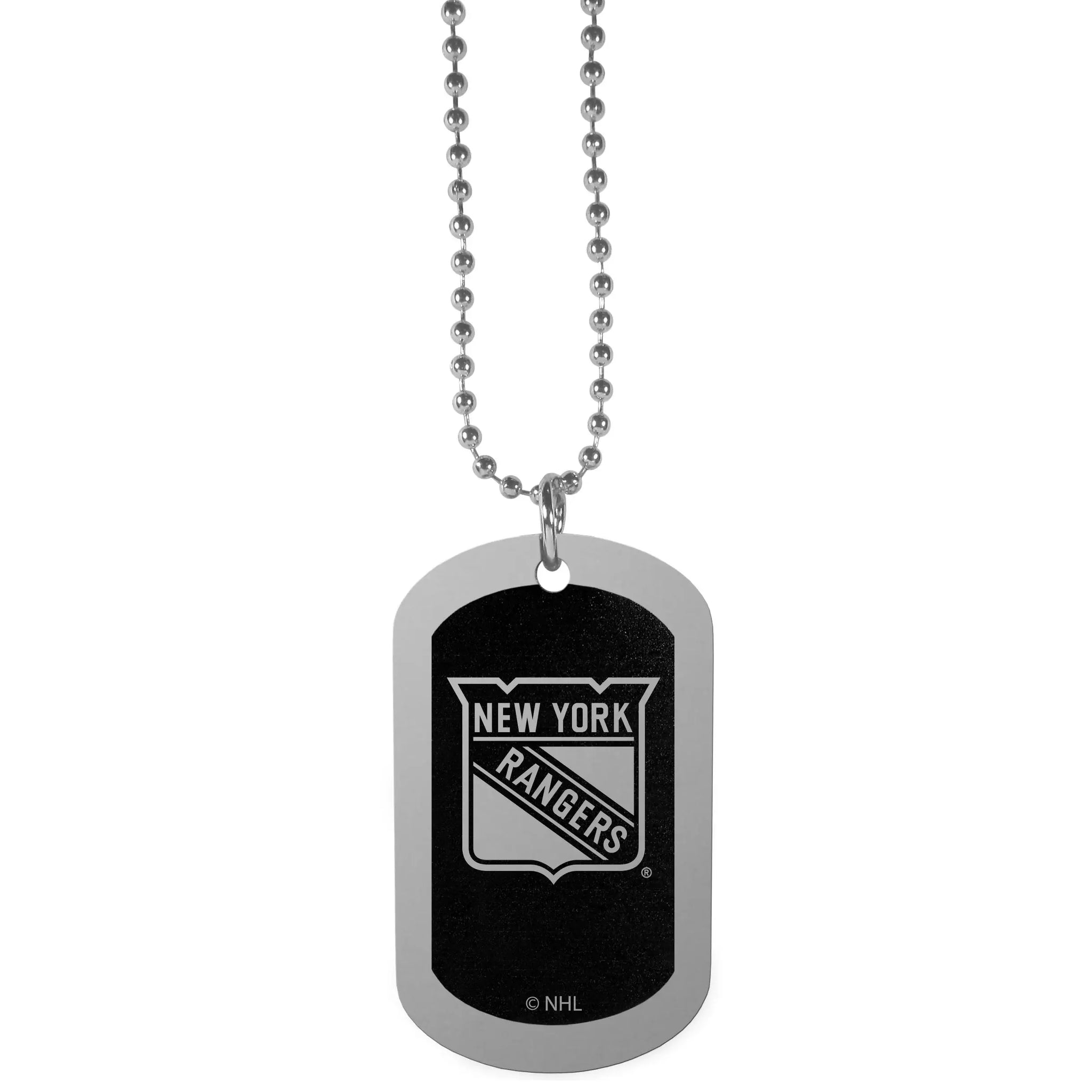 New York Rangers Chrome Tag Necklace - New York Rangers - Flyclothing LLC