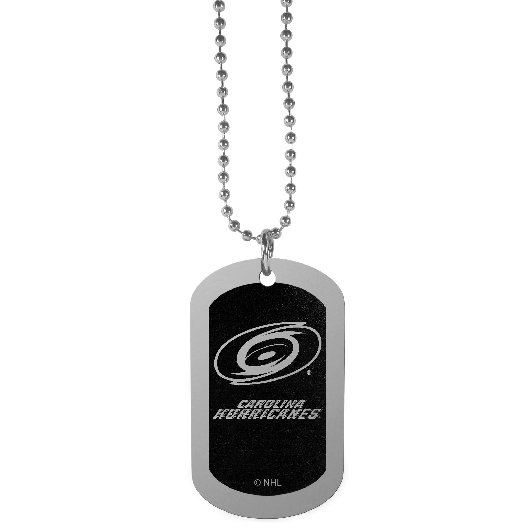 Carolina Hurricanes® Chrome Tag Necklace